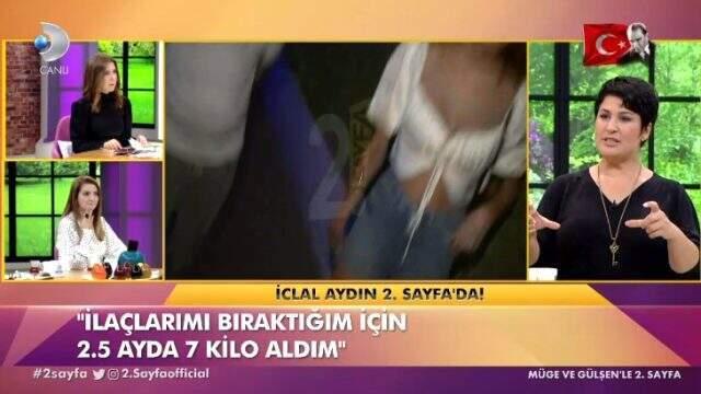 Oyuncu İclal Aydın, 2 buçuk ayda 7 kilo aldı