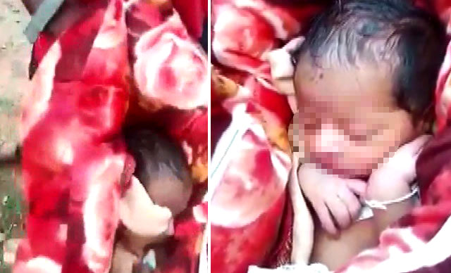 Hindistan'da kız bebeği canlı canlı gömmek isteyen dede suçüstü yakalandı