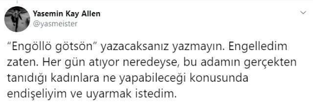 Oyuncu Yasemin Kay Allen, kendisine tecavüz etmek isteyen tacizciyi ifşa etti