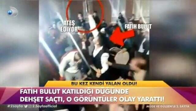 Şarkıcı Fatih Bulut, katıldığı asker eğlencesinde havaya 11 el ateş etti