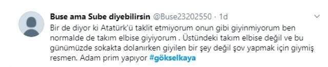 Atatürk'e benzetilen Göksel Kaya'ya sosyal medyada tepkiler devam ediyor