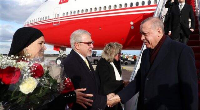 Cumhurbaşkanı Erdoğan'ın uçağı Washington'a indi Cumhurbaşkanı Erdoğan'ın uçağı Washington'a indi