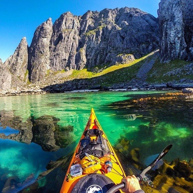 Kanoyla Gezen Bir Gezgin Tarafından Çekilmiş Harika Norveç Fotoğrafları