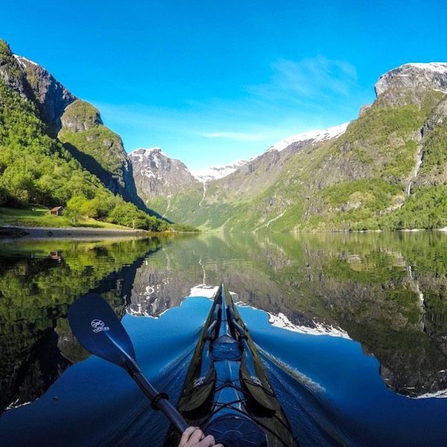 Kanoyla Gezen Bir Gezgin Tarafından Çekilmiş Harika Norveç Fotoğrafları