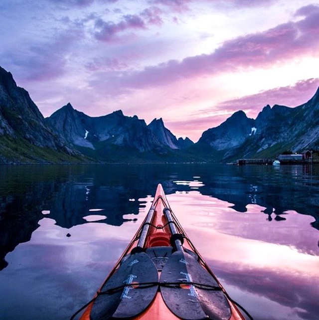 Kanoyla Gezen Bir Gezgin Tarafından Çekilmiş Harika Norveç Fotoğrafları