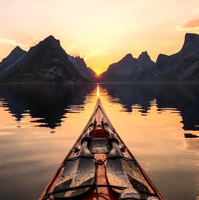 Kanoyla Gezen Bir Gezgin Tarafından Çekilmiş Harika Norveç Fotoğrafları