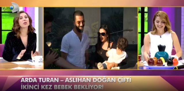 Arda Turan'ın eşi Aslıhan <a class='keyword-sd' href='/dogan-turan/' title='Doğan Turan'>Doğan Turan</a> 5 haftalık hamile