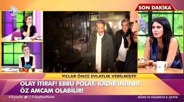 Ebru Polat'a Kadir İnanır'ın açıklaması soruldu: Artık konuşmak doğru olmaz