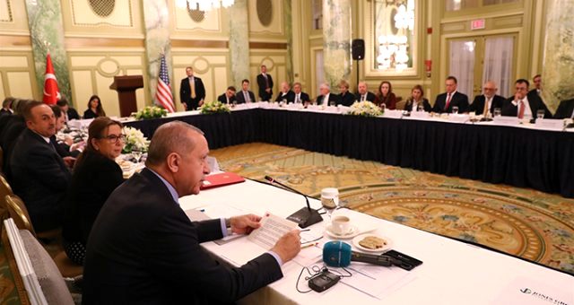 Erdoğan'ın Amerika'daki toplantısında 