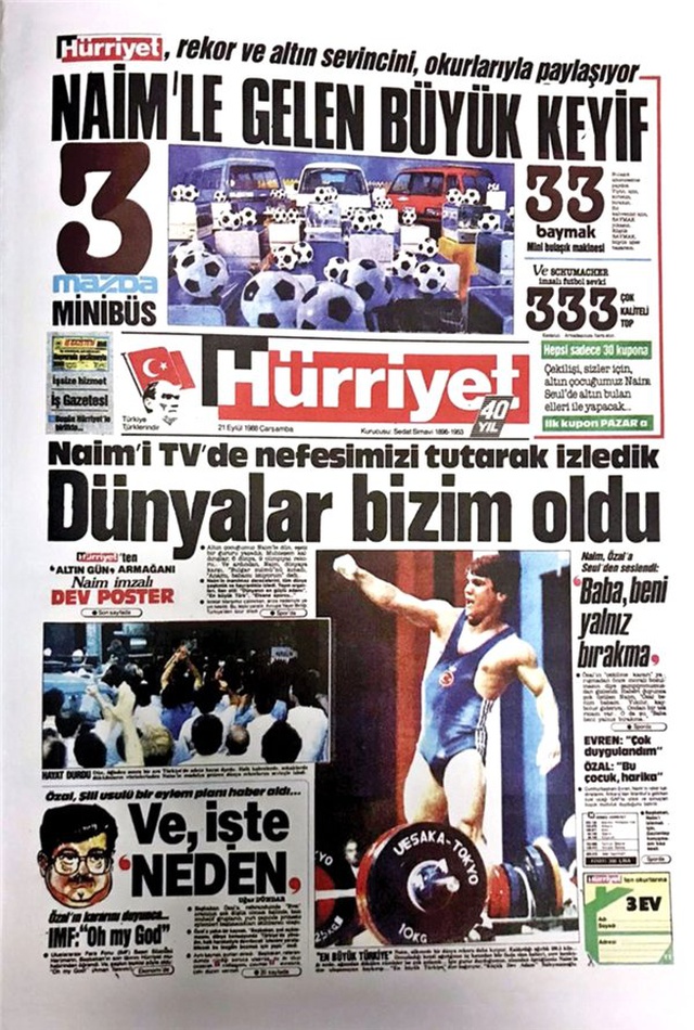 Cep Herkülü: Naim Süleymanoğlu'na dergi davetiye