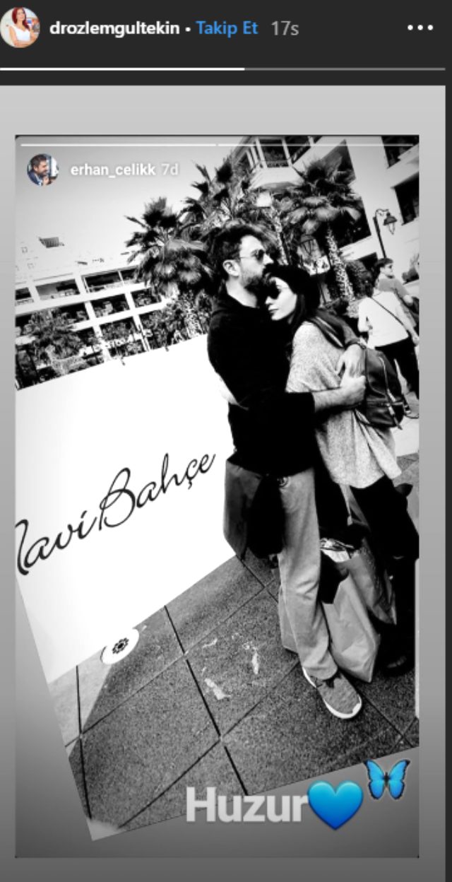 Erhan Çelik, eşi Özlem Gültekin'e sarıldığı fotoğrafı paylaştı