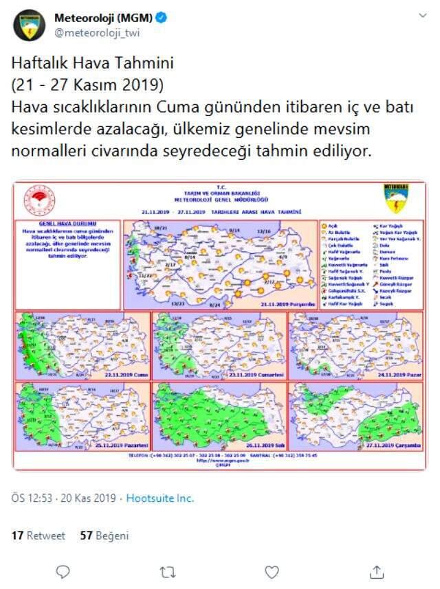 Meteoroloji Genel Müdürü duyurdu: Yağış geliyor