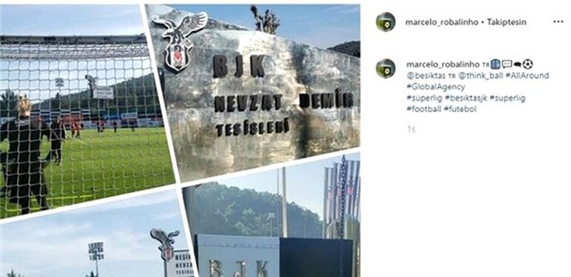 Guilherme'nin menajeri Beşiktaş tesislerinde