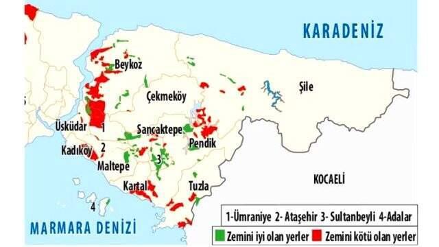 İstanbul'un riskli ve sağlam zeminlerinin detaylı haritası çıkarıldı: En riskli ilçe Silivri
