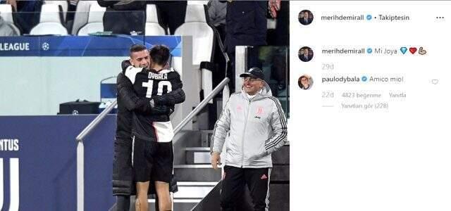 Asker selamı verdiği için eleştirilen Dybala'ya Merih Demiral'dan destek!