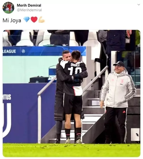 Merih Demiral takım arkadaşı Dybala'ya destek verdi