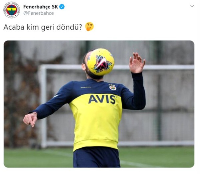 Fenerbahçe'de sakatlığı biten Vedat Muriqi, takımla birlikte antrenmanlara başladı