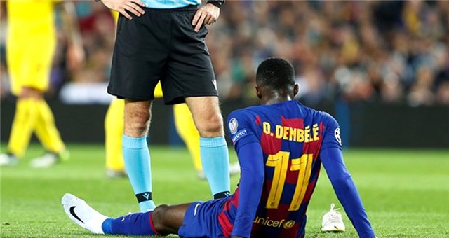 Dembele 10 hafta sahalardan uzak kalacak