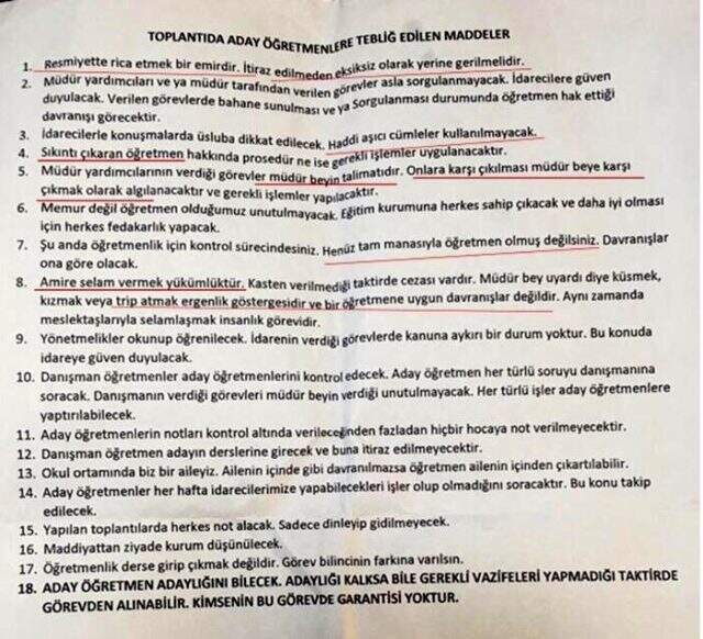 'Okul müdüründen aday öğretmenlere talimat' iddiasına soruşturma Saadet öğretmenin intiharı ders olmadı: Aday öğretmenlere baskı yapan okul müdürü hakkında inceleme başlatıldı