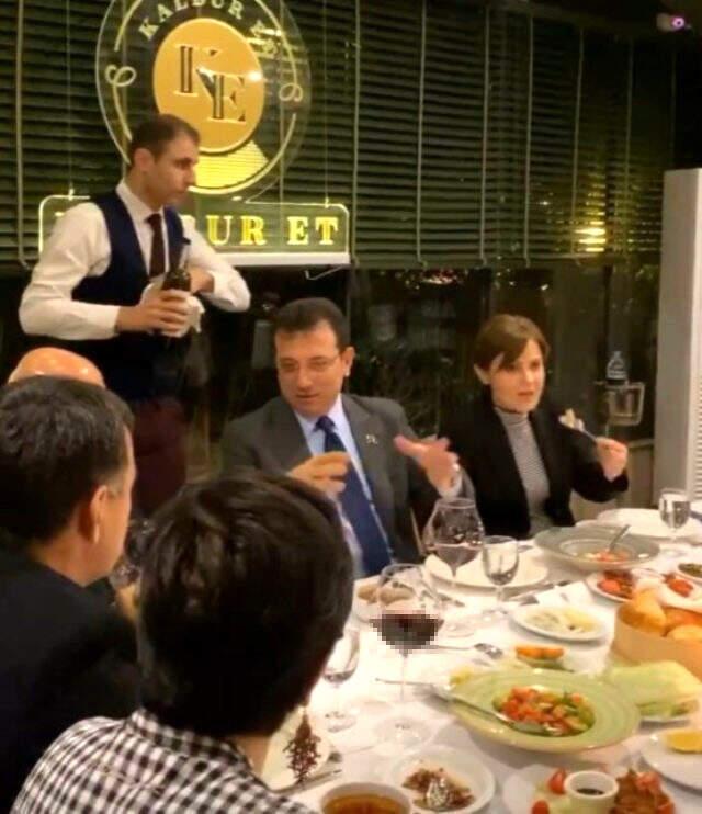 Ekrem İmamoğlu'nun et restoranındaki görüntüleri olay oldu