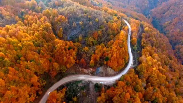 Uludağ'ın eteklerinde sonbahar bir başka güzel!