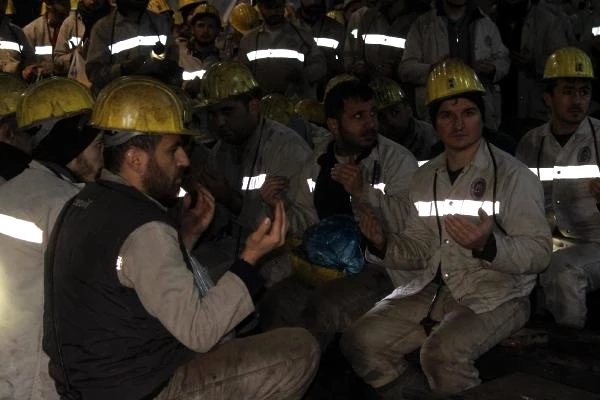 Dünya Madenciler Günü'nde yerin altında mesai