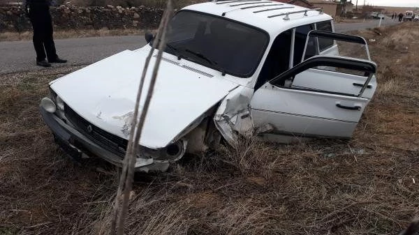 Kendi tabancasıyla vurulan sürücünün otomobili Kaymakam'ın makam aracına çarptı