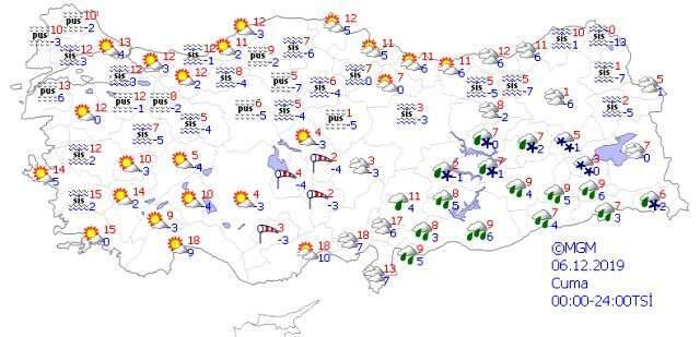 Meteoroloji'den çok sayıda kente kuvvetli don ve buzlanma uyarısı