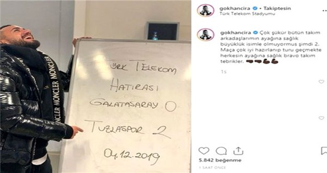 Tuzlasporlu Gökhan Çıra'nın paylaşımı gündeme oturdu! Galatasaray...