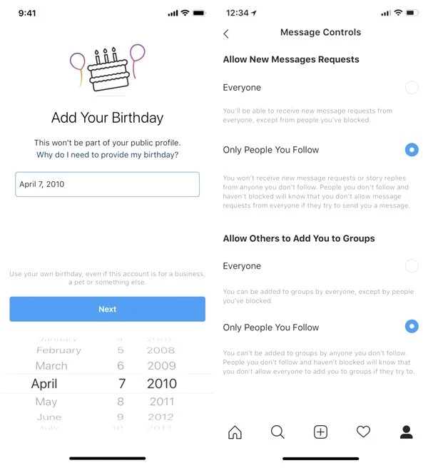 Instagram Doğumgününüzü Öğrenmek İstiyor