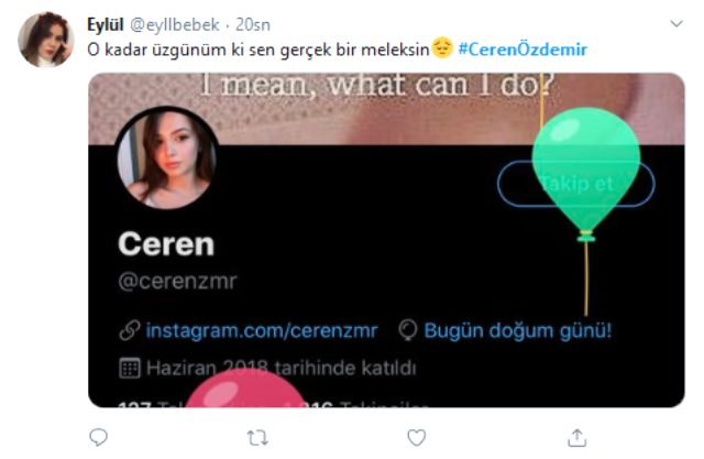 Sosyal medya Ceren Özdemir'in doğum gününü kutluyor: İyi ki doğdun