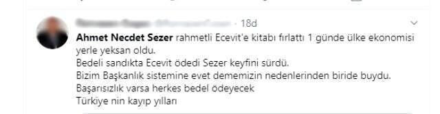 Cem Uzan'ın 'En gizli FETÖ'cü Ahmet Necdet Sezer' paylaşımı sosyal medyada olay oldu