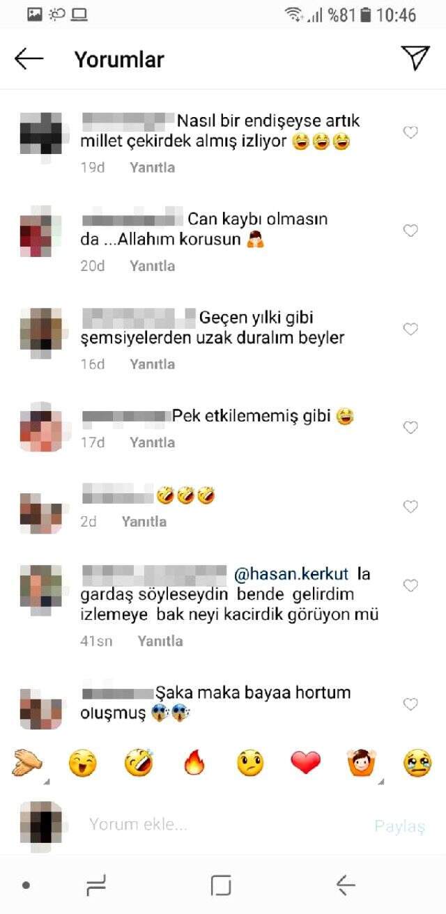 Manzara seyreder gibi gibi hortumu izlediler Manzara seyreder gibi hortumu izlediler