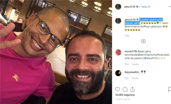 Alex de Souza'dan Semih Şentürk paylaşımı