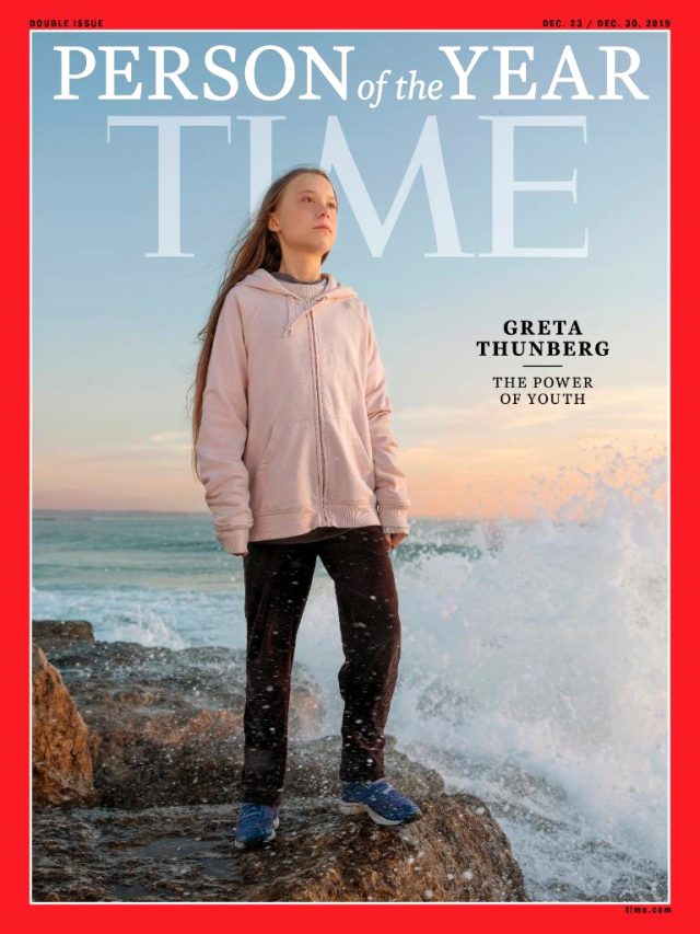 Time Dergisi 2019'da Yılın Kişisi ödülünü 16 yaşındaki aktivist Greta Thunberg'e verdi