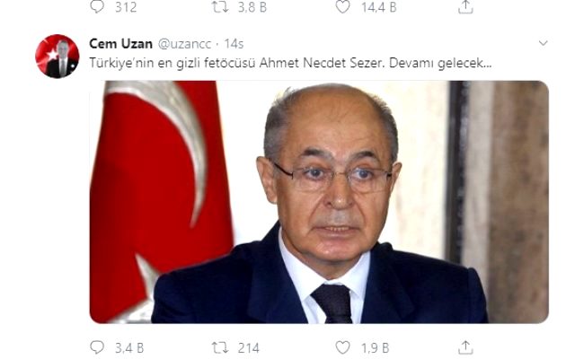 Davutoğlu ve Babacan'ın fotoğrafını paylaşan Cem Uzan'dan yeni iddia: Belgeler elimde yargılanacaksınız