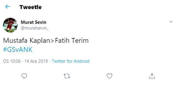 Ankaragücü beraberliği sonrası taraftarlar Fatih Terim'i istifaya davet etti