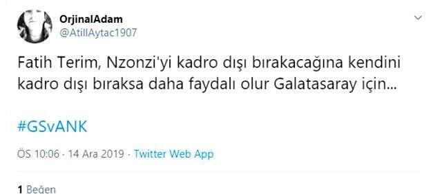 Ankaragücü beraberliği sonrası taraftarlar Fatih Terim'i istifaya davet etti