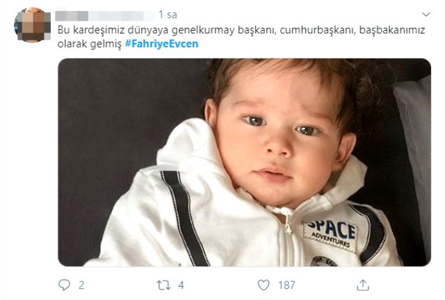 Fahriye Evcen oğlu Karan'ı paylaştı, sosyal medyada yer yerinden oynadı