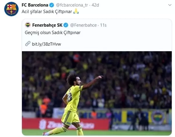  <a class='keyword-sd' href='/barcelona/' title='Barcelona'>Barcelona</a>'dan Sadık Çiftpınar mesajı