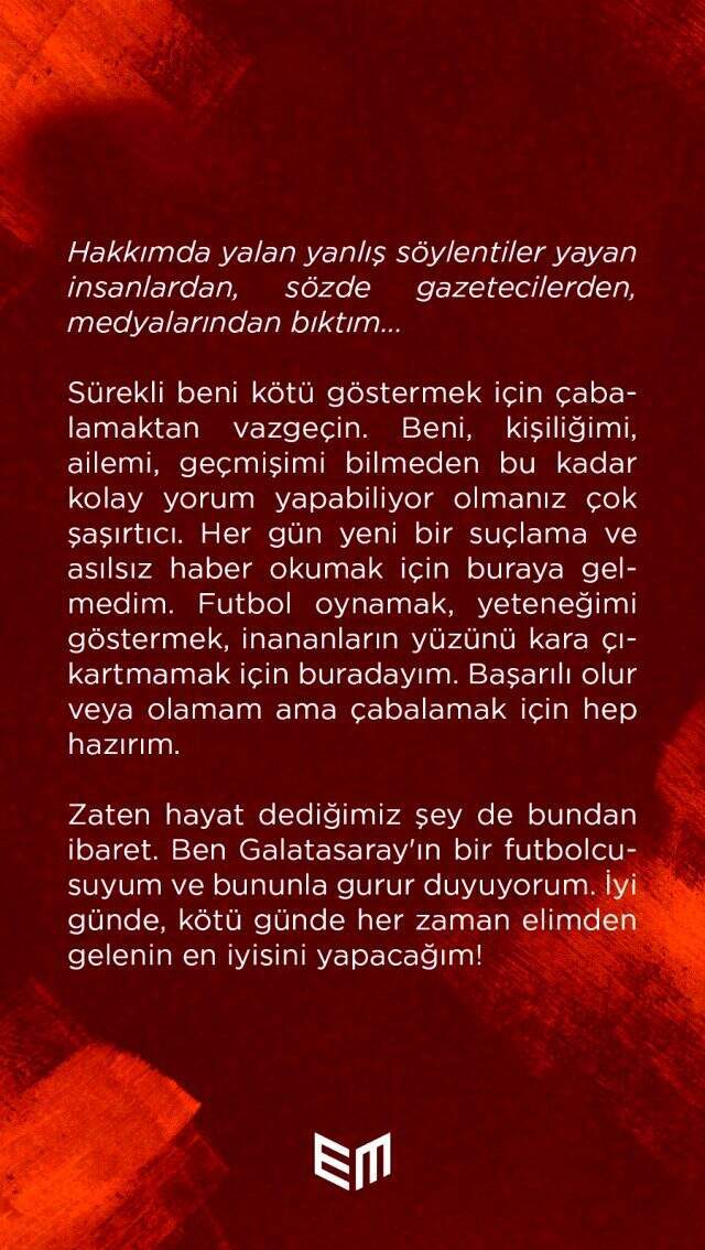 Emre Mor'dan sert çıkış: Sözde gazetecilerden ve medyalarından bıktım Emre Mor'dan sert çıkış: Sözde gazetecilerden ve medyalarından bıktım