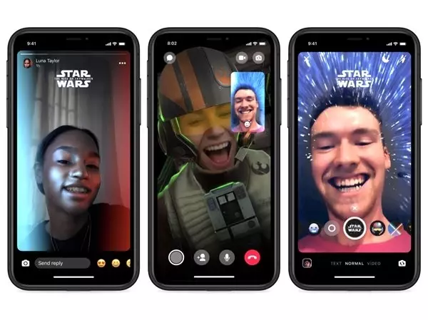 Facebook Messenger Star Wars Etkisine Girdi