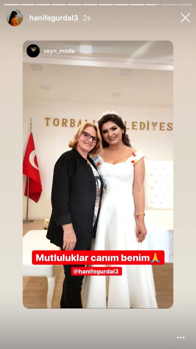 Fenomen gelin adayı Hanife Gürdal, sevgilisi Kemal Ayvaz ile evlendi