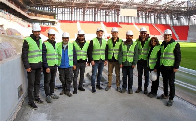 TSYD İzmir Şubesi, Göztepe'nin yeni stadını gezdi