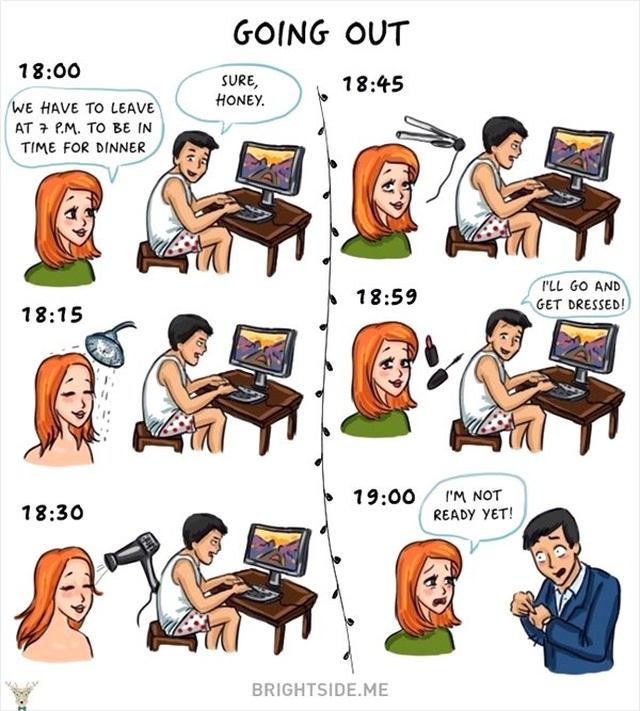 Erkek ve Kadın Arasındaki 14 Komik Fark