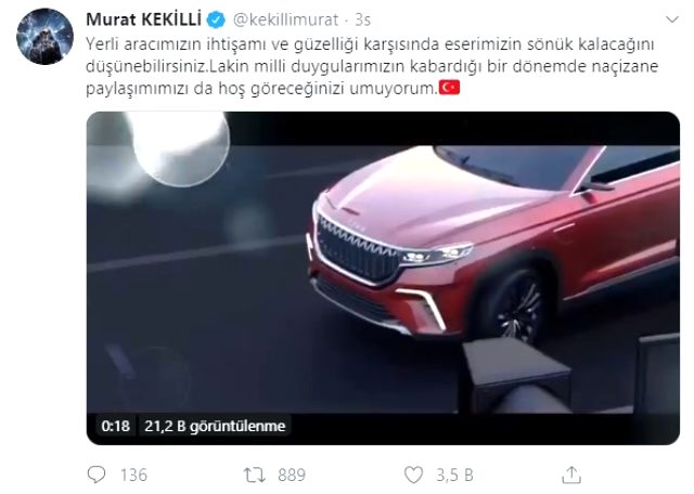 Mustafa Ceceli'den yerli otomobil yorumu: Ön sipariş açılsın, sıradayız