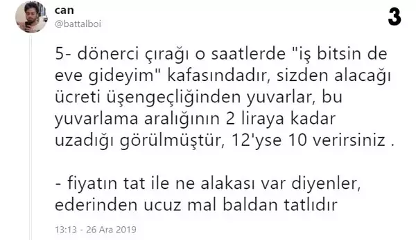 En Güzel Döner Saat Kaçta Yenendir? Neden?