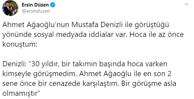 Mustafa Denizli, Trabzonspor iddialarını yalanladı