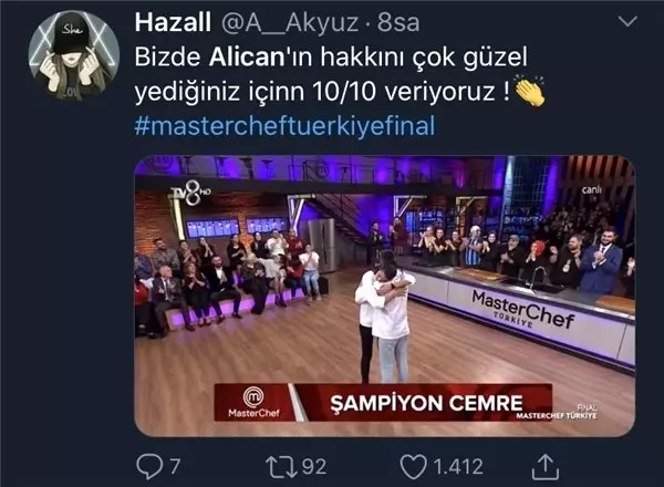 MasterChef'te Alican'ın Kazanması Gerektiğini Belirten 12 Komik Tweet