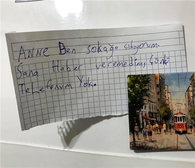 Telefon Aldırmak İçin Her Gün Komik Notlar Bırakan Kardeş